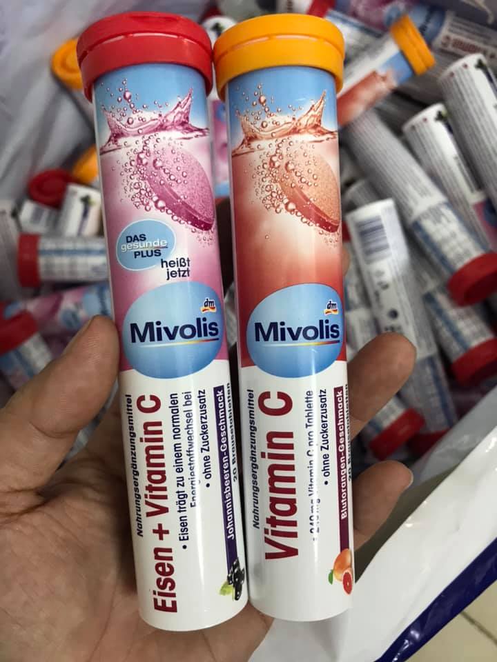 VIÊN SỦI DAS GESUNDE MIVOLIS PLUS VITAMIN C