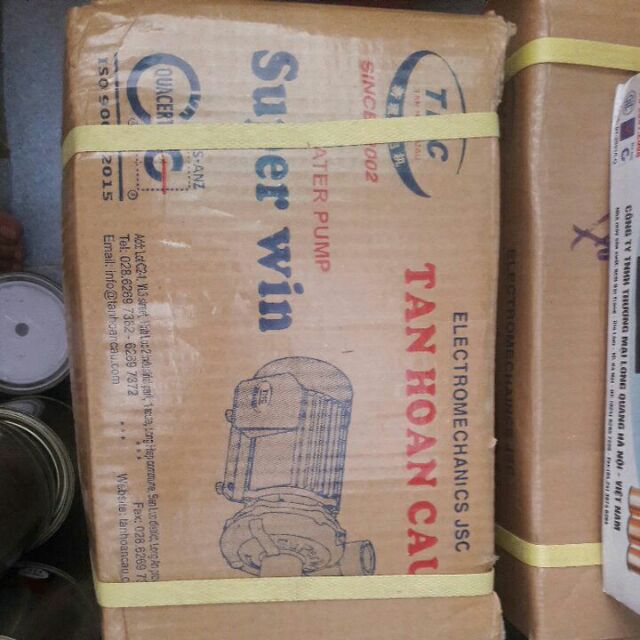Máy bơm (Tân Hoàn Cầu) 1.0 Hp đến 2.0 Hp (1 đến 2 ngựa) - Super win - 1.5 Hp - Super win - 1.5 Hp