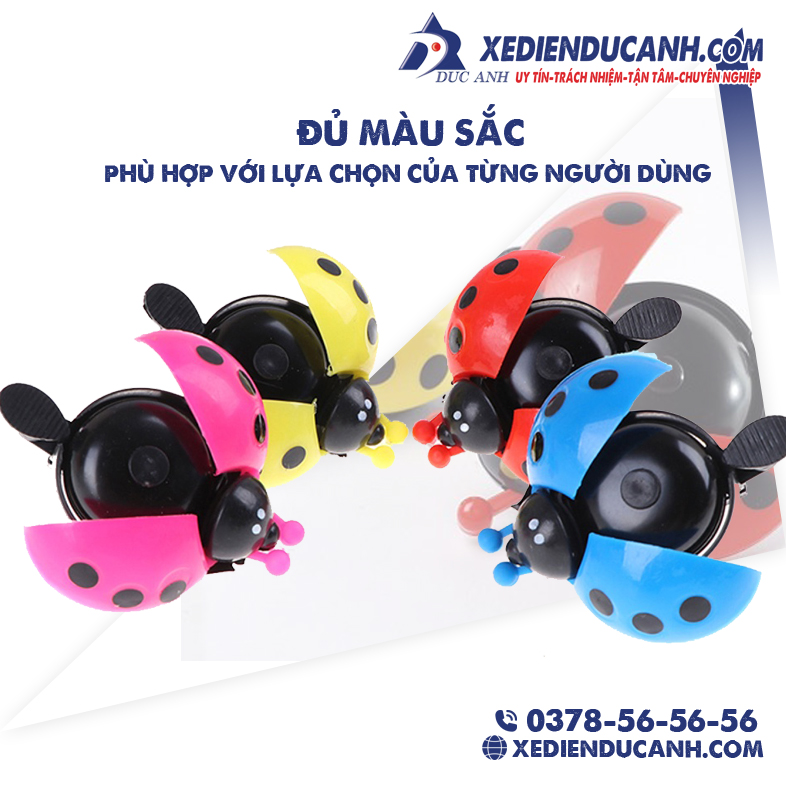 [HÀNG CÓ SẴN - CHUÔNG XE ĐẠP] Chuông xe đạp hình bọ cánh cứng