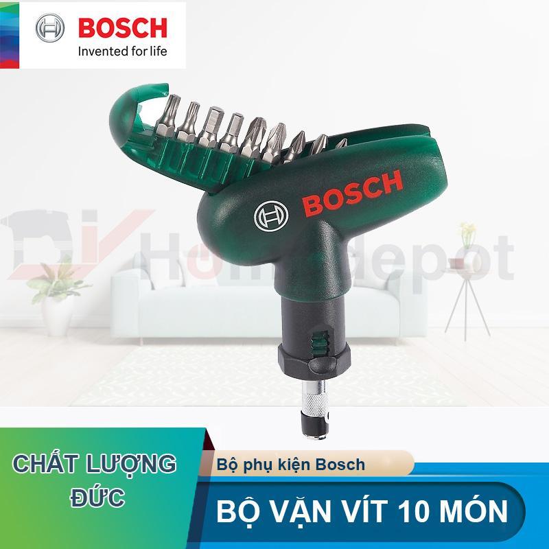Bảng giá Bộ mũi vặn vít cầm tay 10 chi tiết Bosch 2607019510