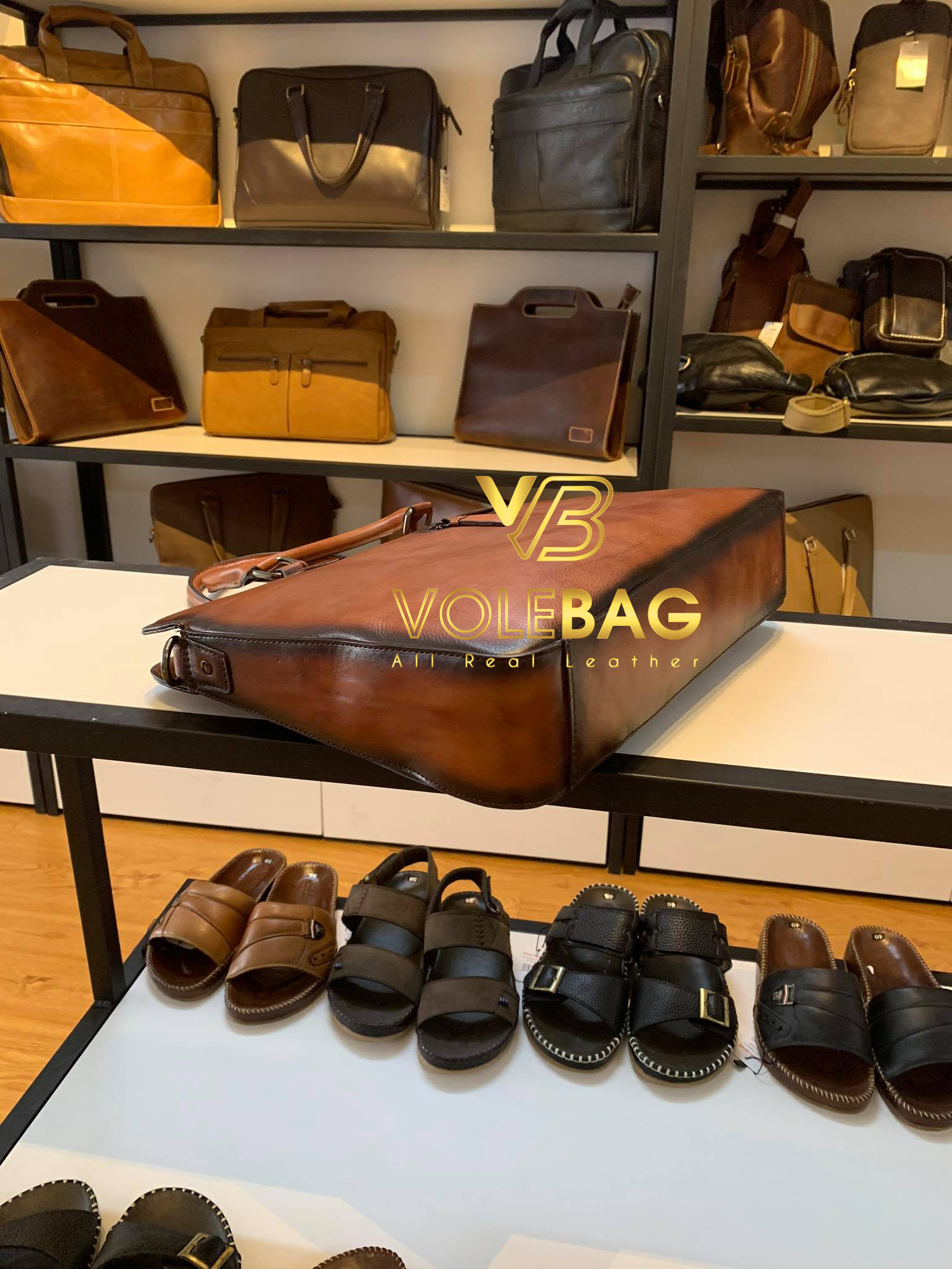 CẶP SÁCH DA BÒ VOLEBAG - C10T