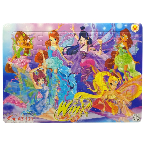 Bộ xếp hình a3 tia sáng a3-121 - winx club