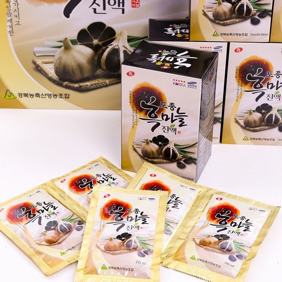 [Date mới 2027] Nước Tinh Chất Tỏi Đen Hàn Quốc 30Góix70ml