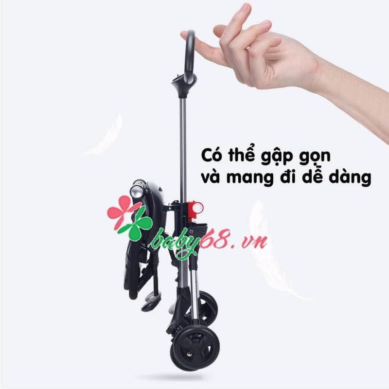Xe đẩy đảo chiều cao cấp Tomorrow TW-0205 đi du lịch