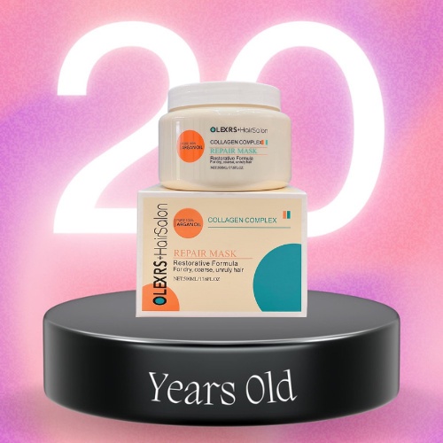 Kem ủ tóc collagen phục hồi chuyên sâu olexrs hair repair mask - 500ml
