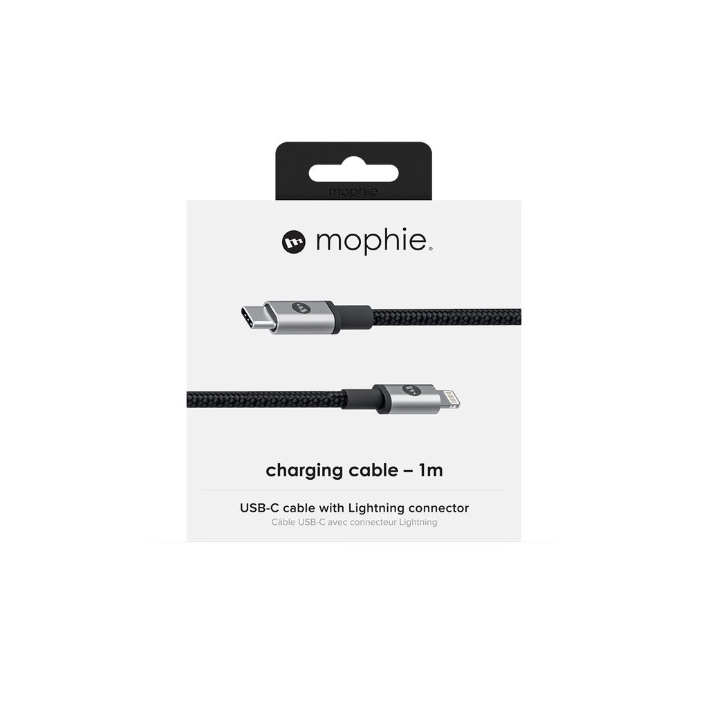 [GIAO HỎA TỐC]  Cáp USB-C To Lightning Mophie 1M chuẩn MFI