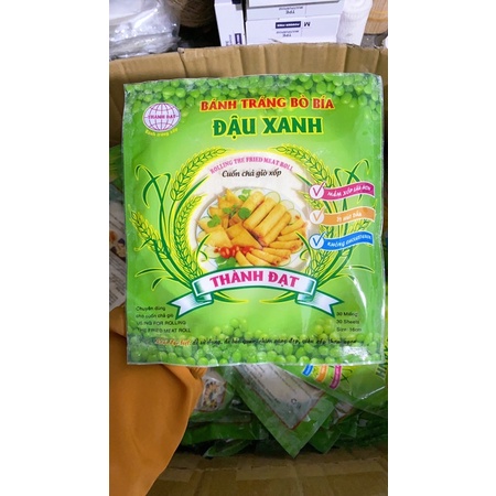 10 Gói vỏ bánh tráng bò bía đậu xanh - Bánh đa nem bò bía