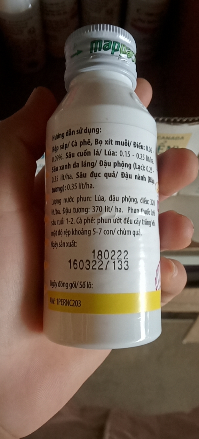 TRỪ SÂU MAP - PERMETHRIN 50EC 100ML