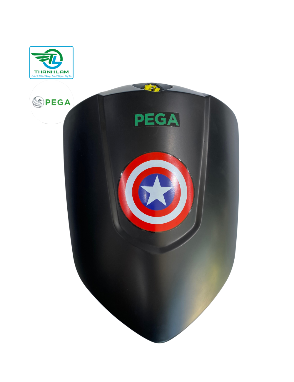 Mặt Cốp trước Cap A Pega- Mặt nạ trước cốp xe đạp điện hkbike Chính hãng
