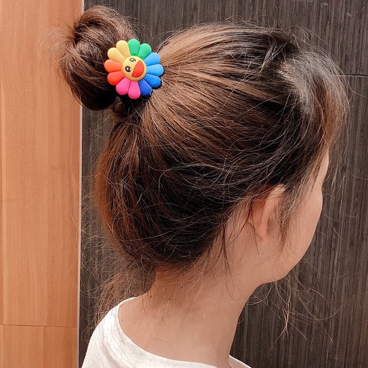 Combo 5 Dây cột tóc hoa mặt trời Kaikai Kiki