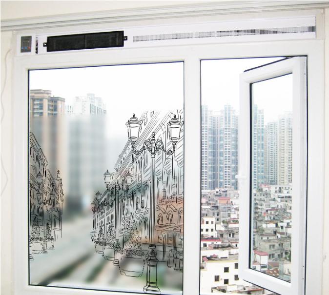 [HCM]Decal Dán Kính Cao Cấp - Thành Phố trắng đen ( 60x58 )-DK7129