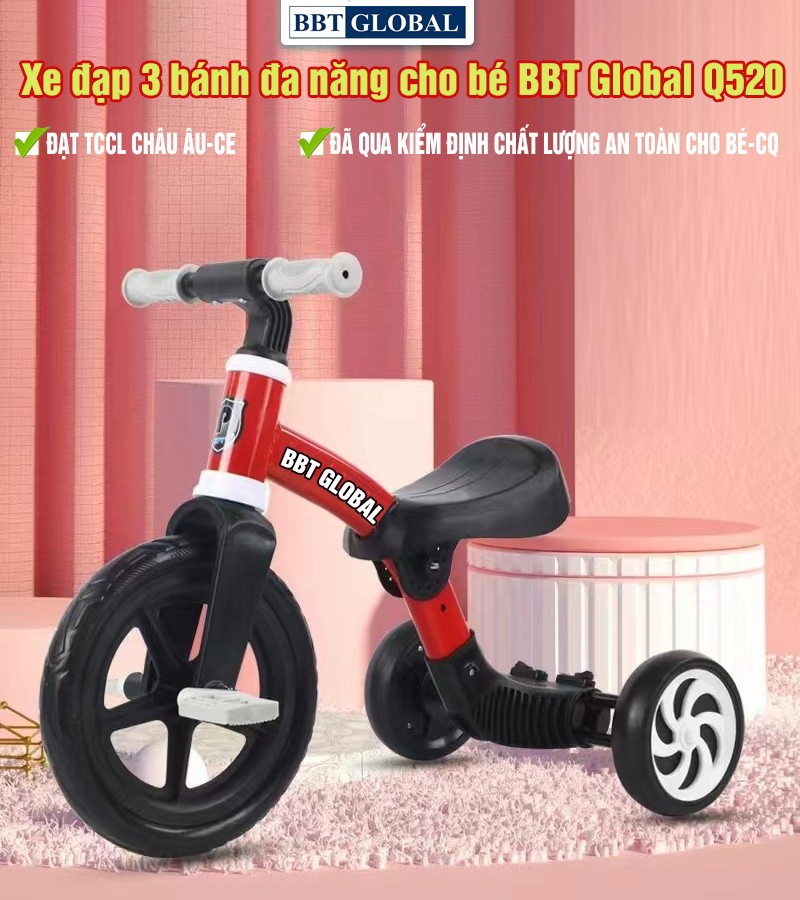 Xe đạp 3 bánh cho bé BBT Global Q520