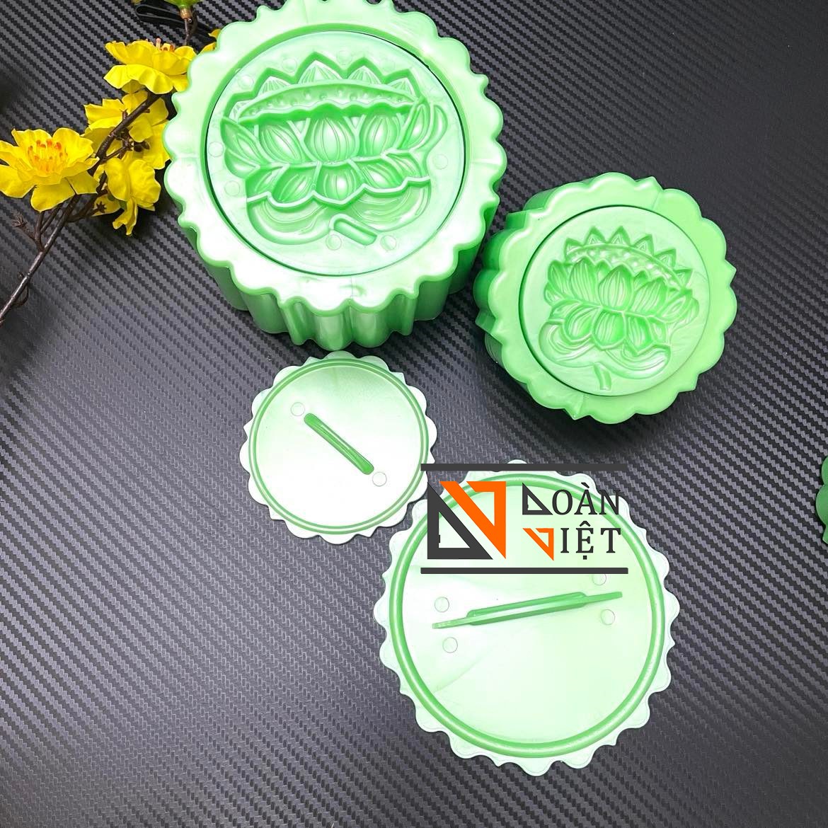[COMBO] Khuôn NHẤN XÔI, tạo hình XÔI - CƠM sắc nét - Khuôn HOA HỒNG , SEN SẮC NÉT 3D - Nhiều size