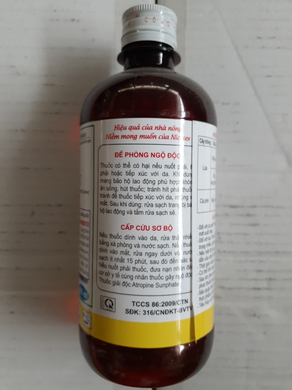 Thuốc trừ rầy rệp  NIBAS 50EC - Chai 450ml