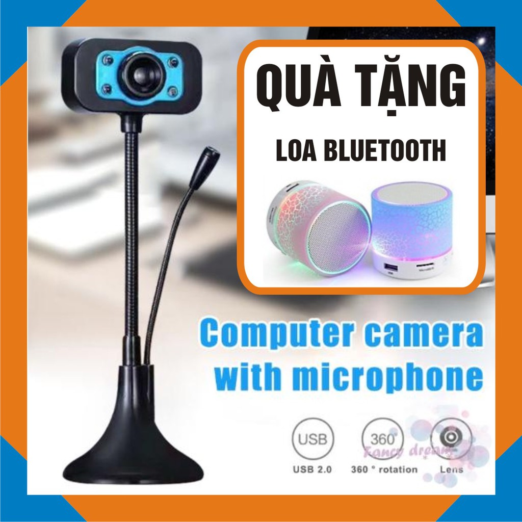 WEBCAM chân cao có mic full HD sắc nét, Bảo hành 12 tháng !!!!!!!!!