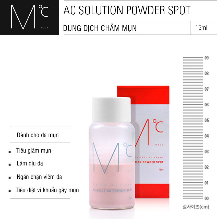 Dung Dịch Chấm MdoC AC Solution Powder Spot 15ml