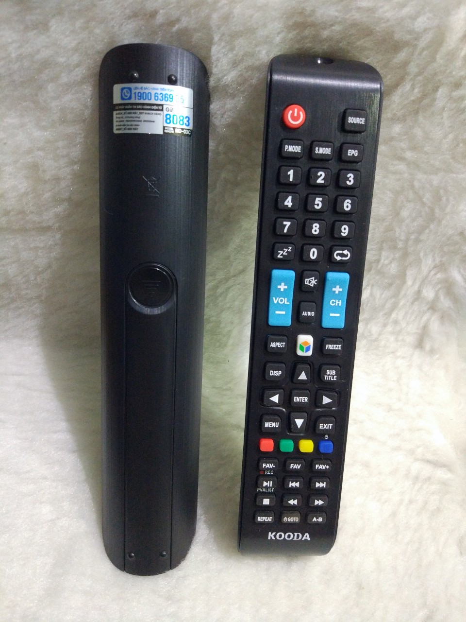 Điều Khiển Tivi KooDa ( Hàng Zin Mới )
