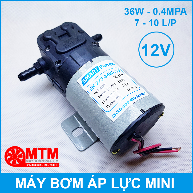 Máy bơm mini áp lực 12V 36W SH-775