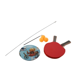 Table Tennis Trainer Set with Elastic Soft Shaft Ping Pong Balls Paddles Set with 2 Paddle and 3 Ping thumbnail