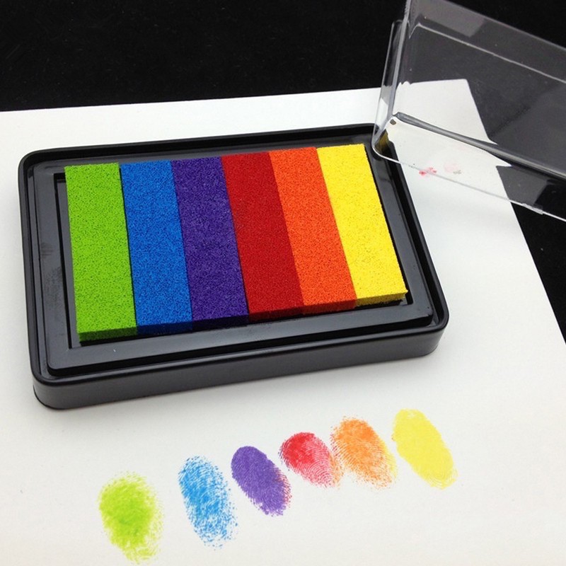 Mực dấu 6 màu let’s color, mực in con dấu