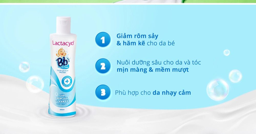 SỮA TẮM GỘI LACTACYD BB 250ML