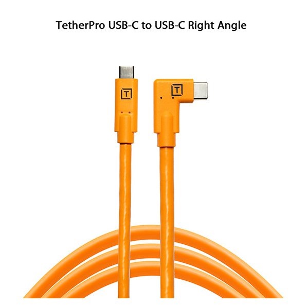 Dây cáp máy ảnh TetherPro Type-C to Type-C Right Angle dài 4,6 mét