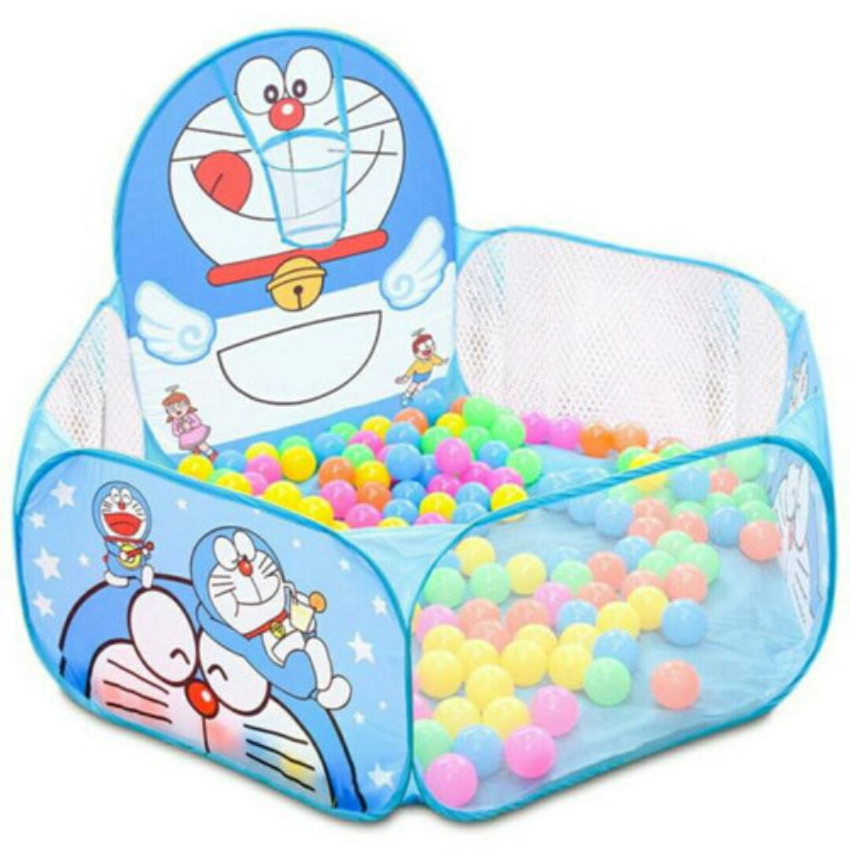 Nhà bóng có khung bóng rổ cho bé - LV8810
