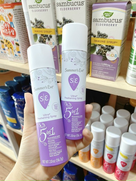 Xịt thơm kháng khuẩn vùng kín Summer's Eve 56.7g