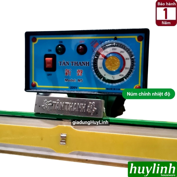 Máy hàn miệng túi đạp chân Tân Thanh M5-400 [M5-300] [máy ép dẻo] [Máy ép túi cà phê - túi trà - túi bạc - túi giấy]