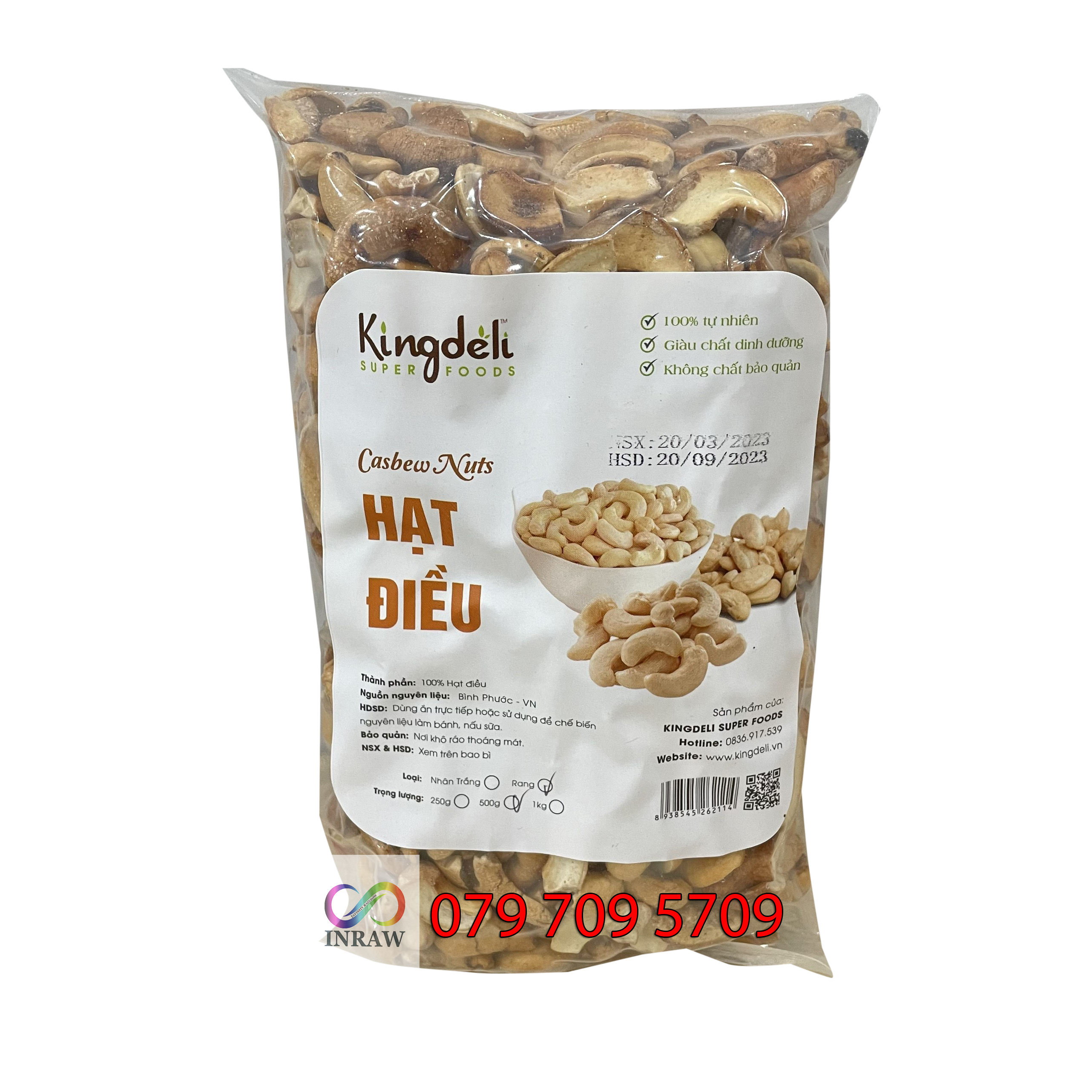 Hạt Điều Bể Đôi Rang Muối (Túi 100g / 200g)