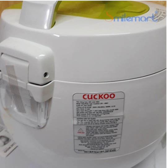 [BH chính hãng 2 NĂM] Nồi cơm điện Cuckoo CR-0661, 1.08L, 500W, nồi Hàn Quốc