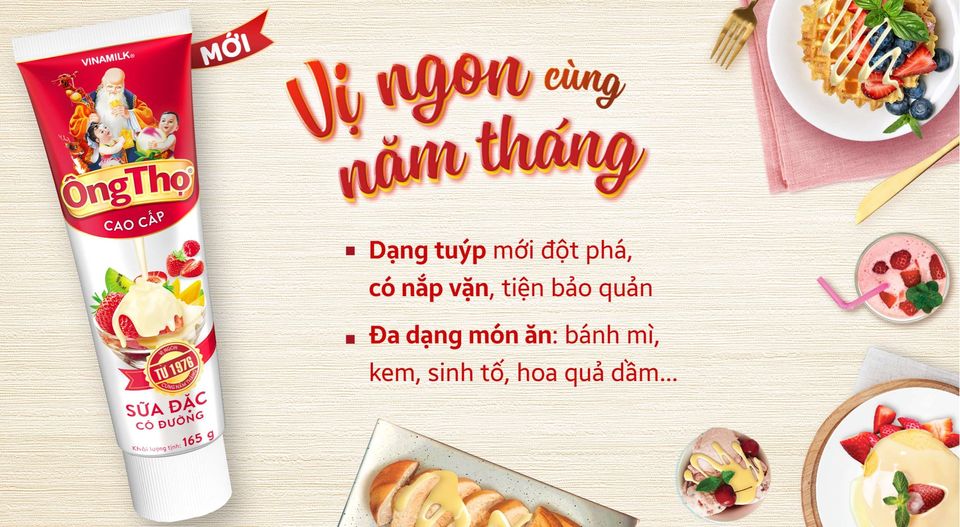 Sữa Đặc Ông Thọ Cao Cấp Tuýp 165G