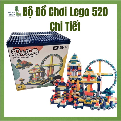 Đồ Chơi Lego Building 520 Chi Tiết, Bộ Lắp ghép Lego 520 pcs
