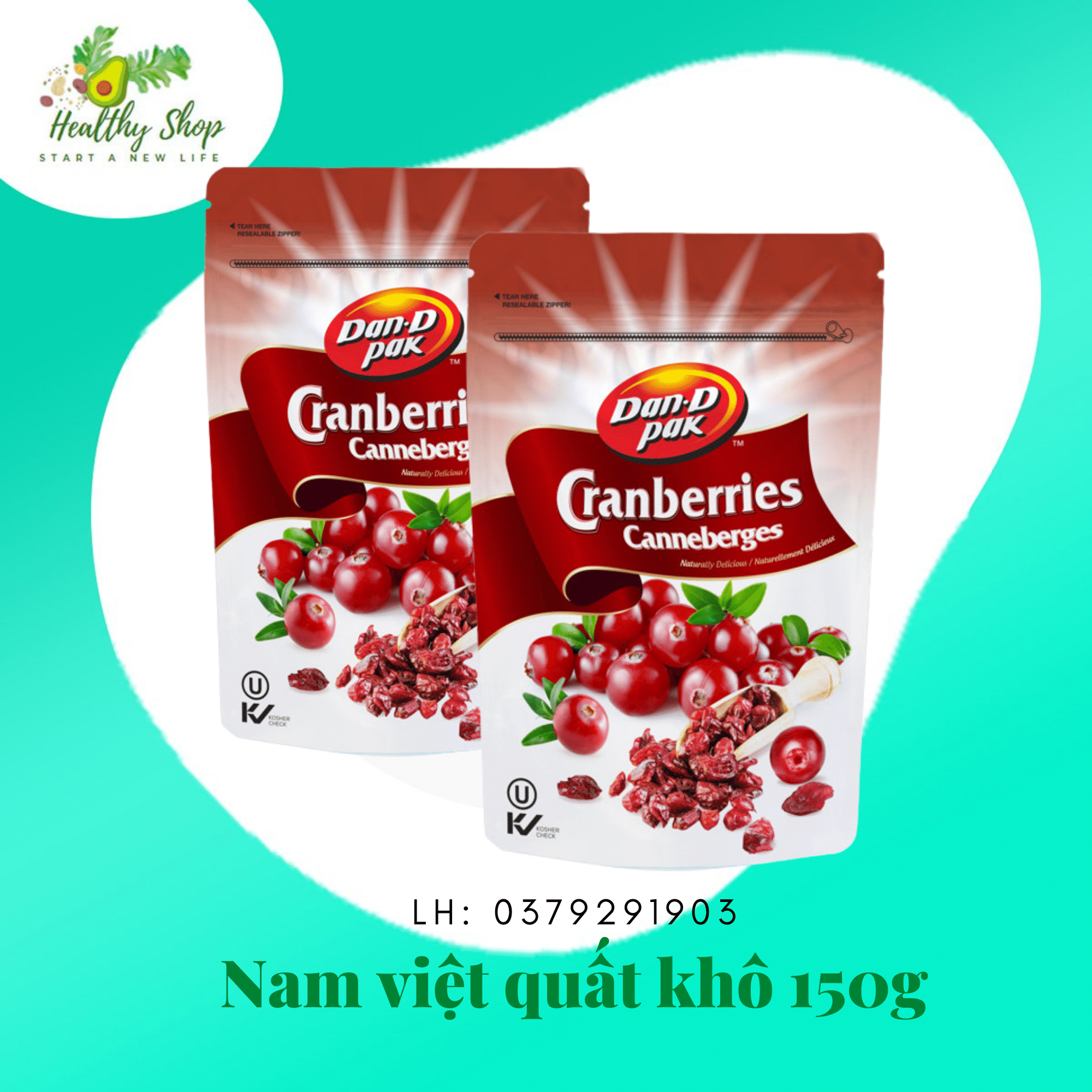 Nam Việt quất khô 150g