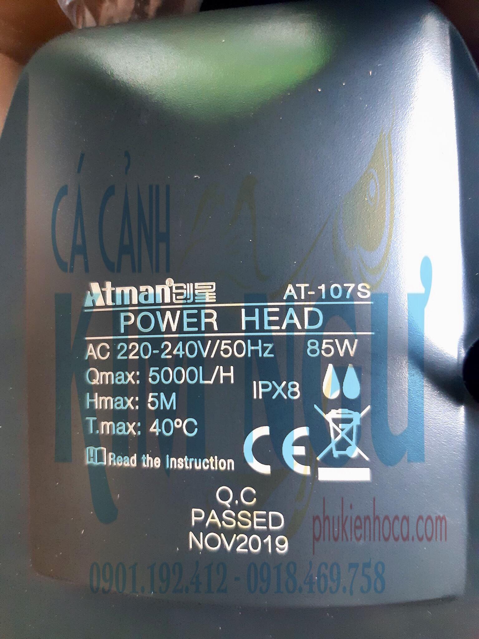 Máy Bơm Nước Hồ Cá ATMAN AT 107S (85W) AT107S