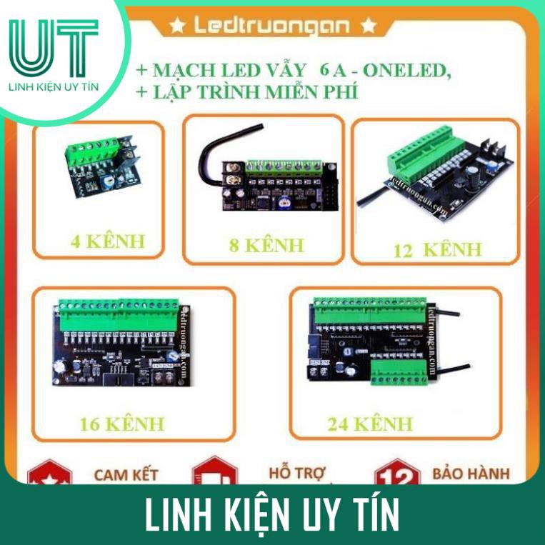 Mạch led vẫy 6a - oneled 4 - 8 - 12 - 16 - 24 kênh điều khiển biển led vẫy
