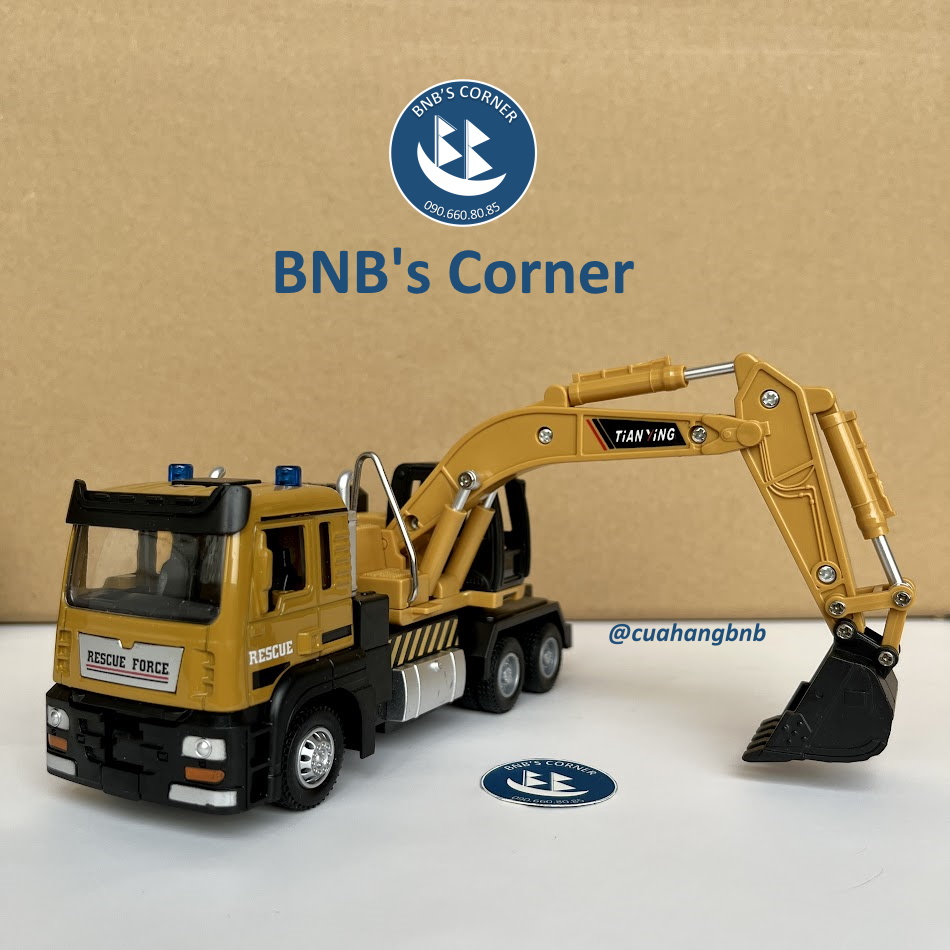 [BNB's Corner] Mô hình xe trộn bê tông/xe máy xúc hãng TY Models