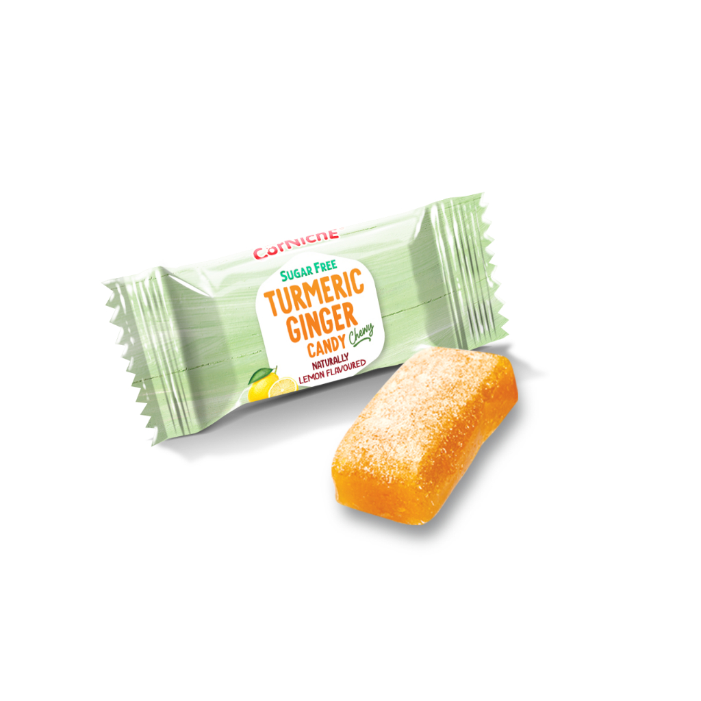 Kẹo gừng nghệ không đường hiệu Corniche 100g