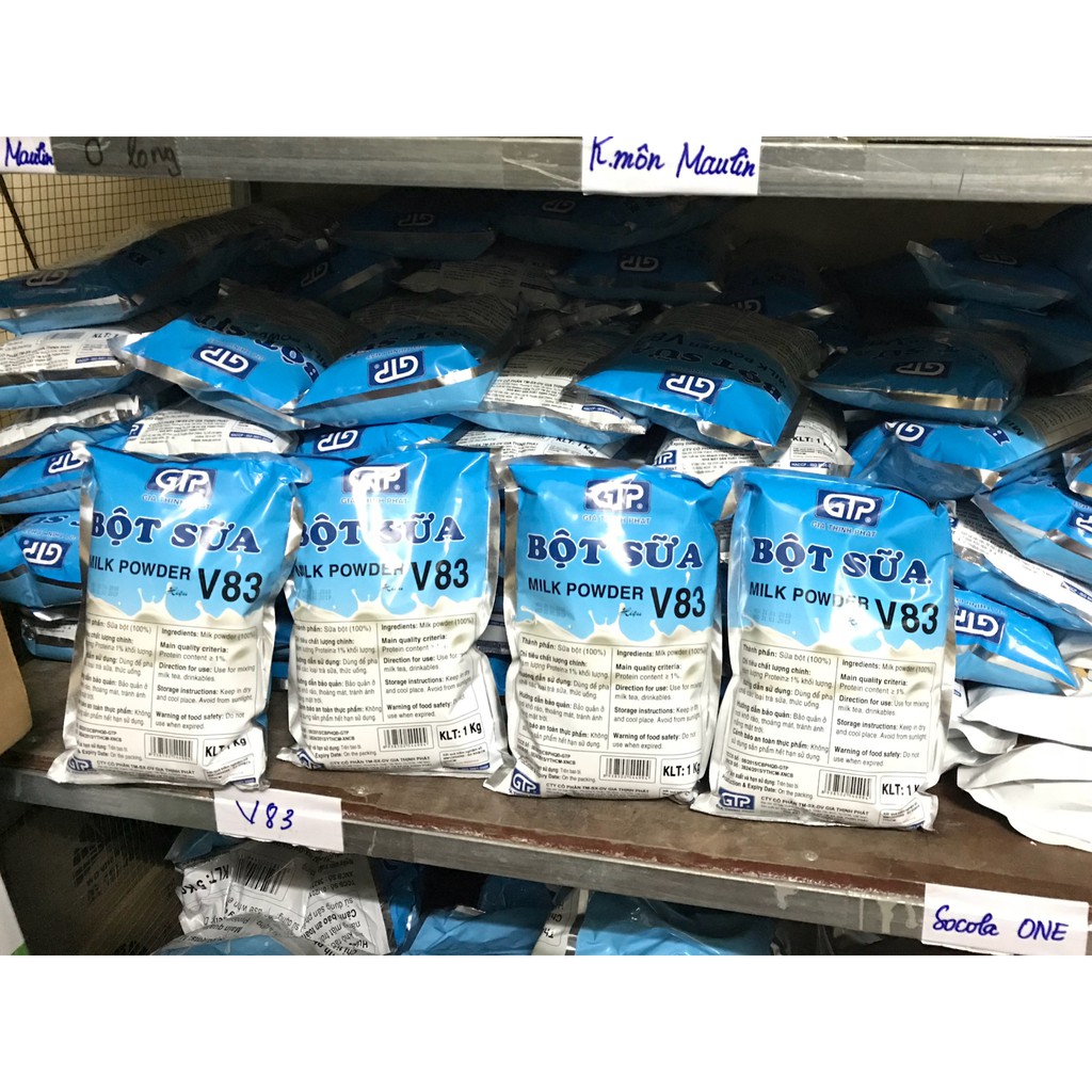 Bột sữa béo - bột béo gtp v83 gói 1kg.