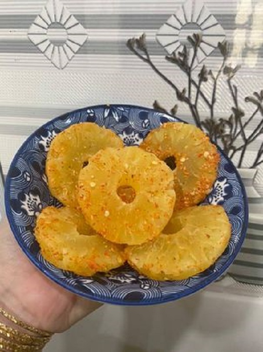 Thơm Sấy Dẻo Lắc Muối Ớt - Siêu Ngon 250g