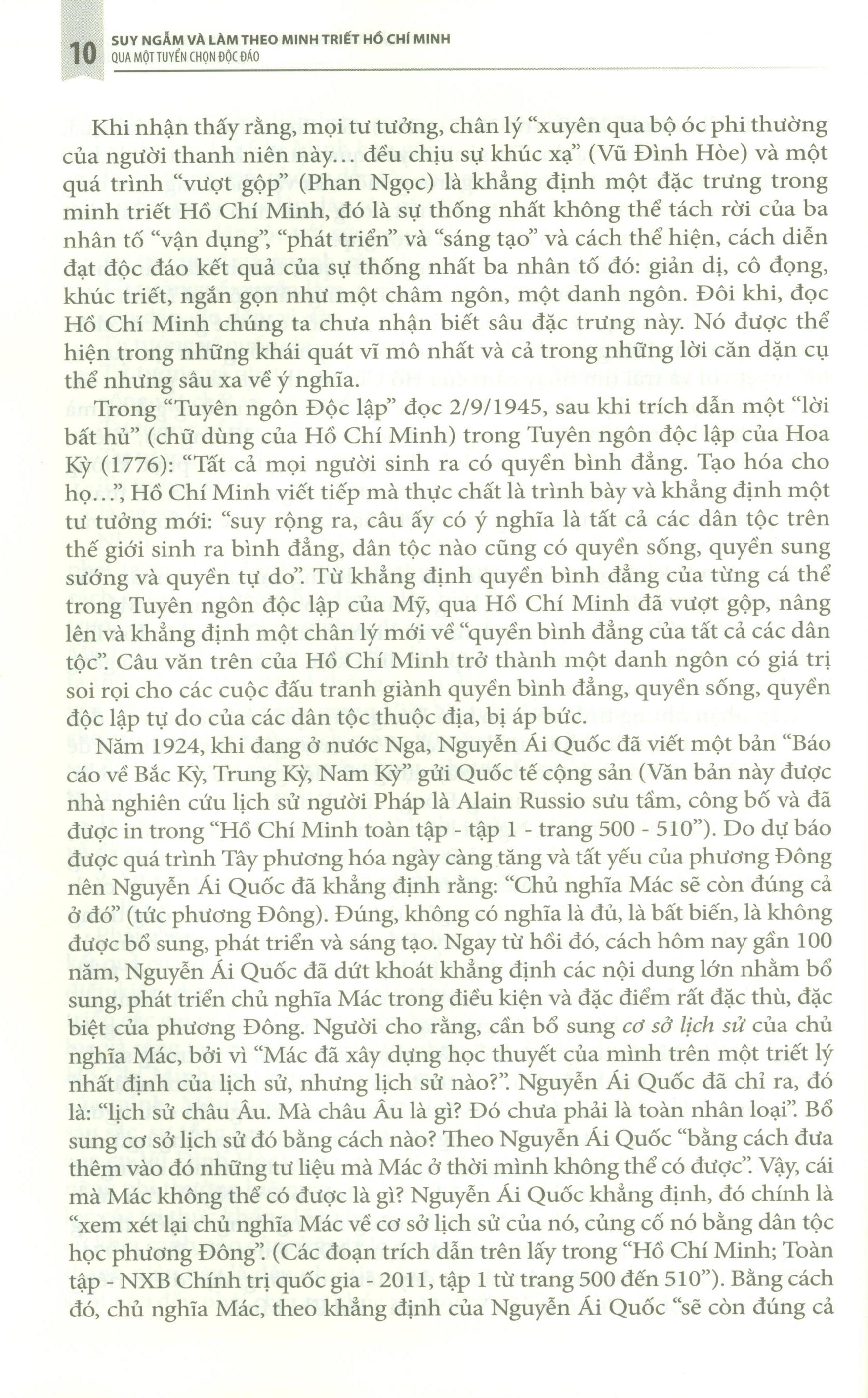 Hồ Chí Minh Danh Ngôn, Tư Tưởng - Đạo Đức (bìa cứng)