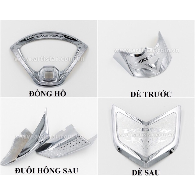 Ốp Trang Trí Vision 2019 Mạ Crom