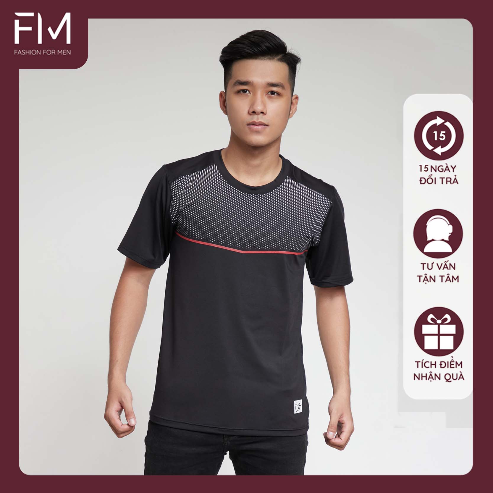 [Copper price 97K] unisex dynamic personality short sleeve sport T-shirt-Formen shop fmp0298