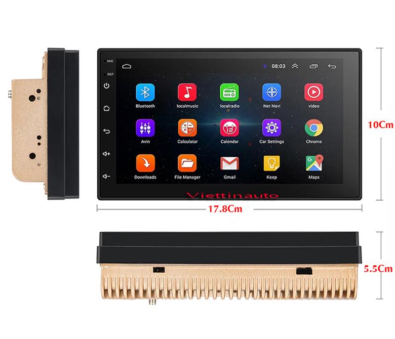 Màn hình ô tô 7 In chạy Android 8.1 - Tiếng Việt 8803