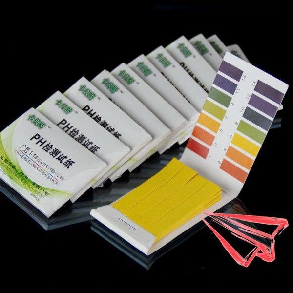 Giấy Quỳ Tím Kiểm Tra Độ pH Trong Dung Dịch Kèm Bảng Thang Đo Từ 1-14