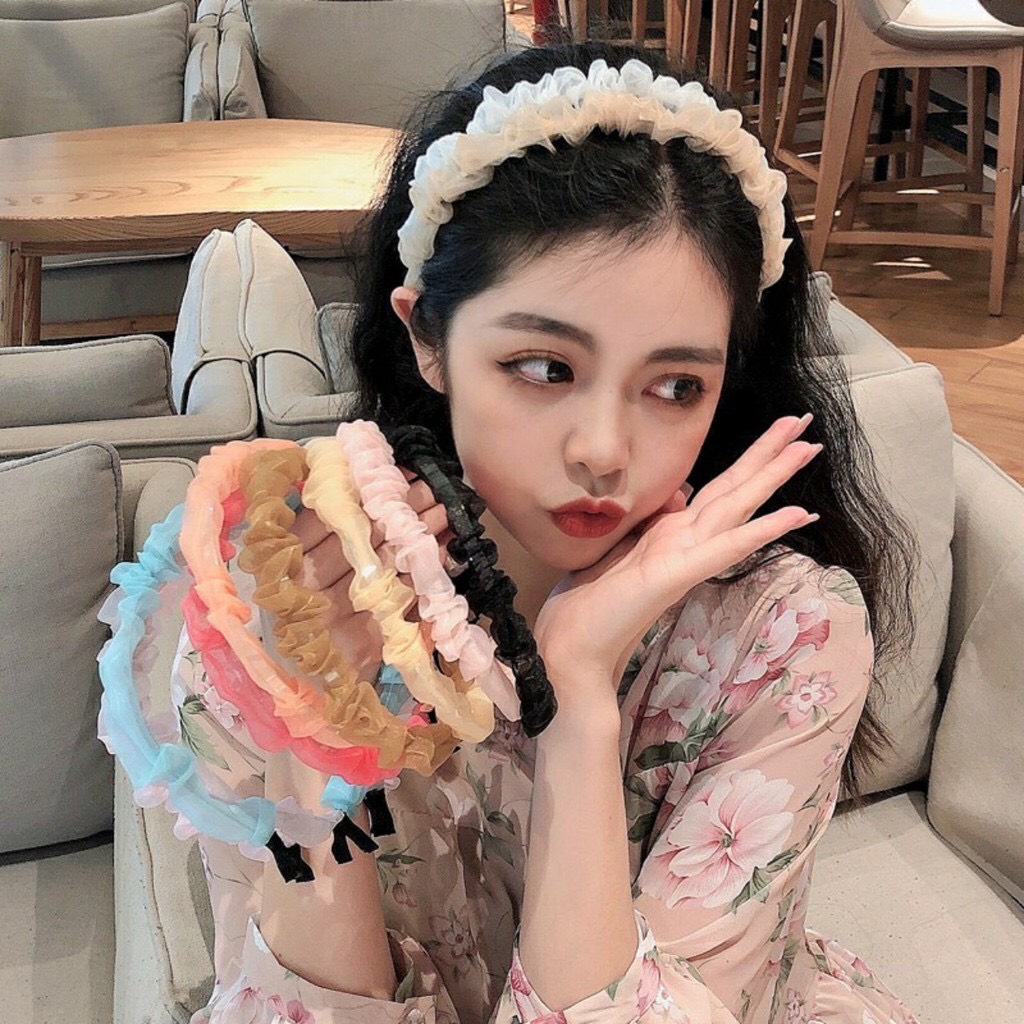 💖 Bờm tóc tiểu thư vải voan dễ thương 💖 - Mincloset