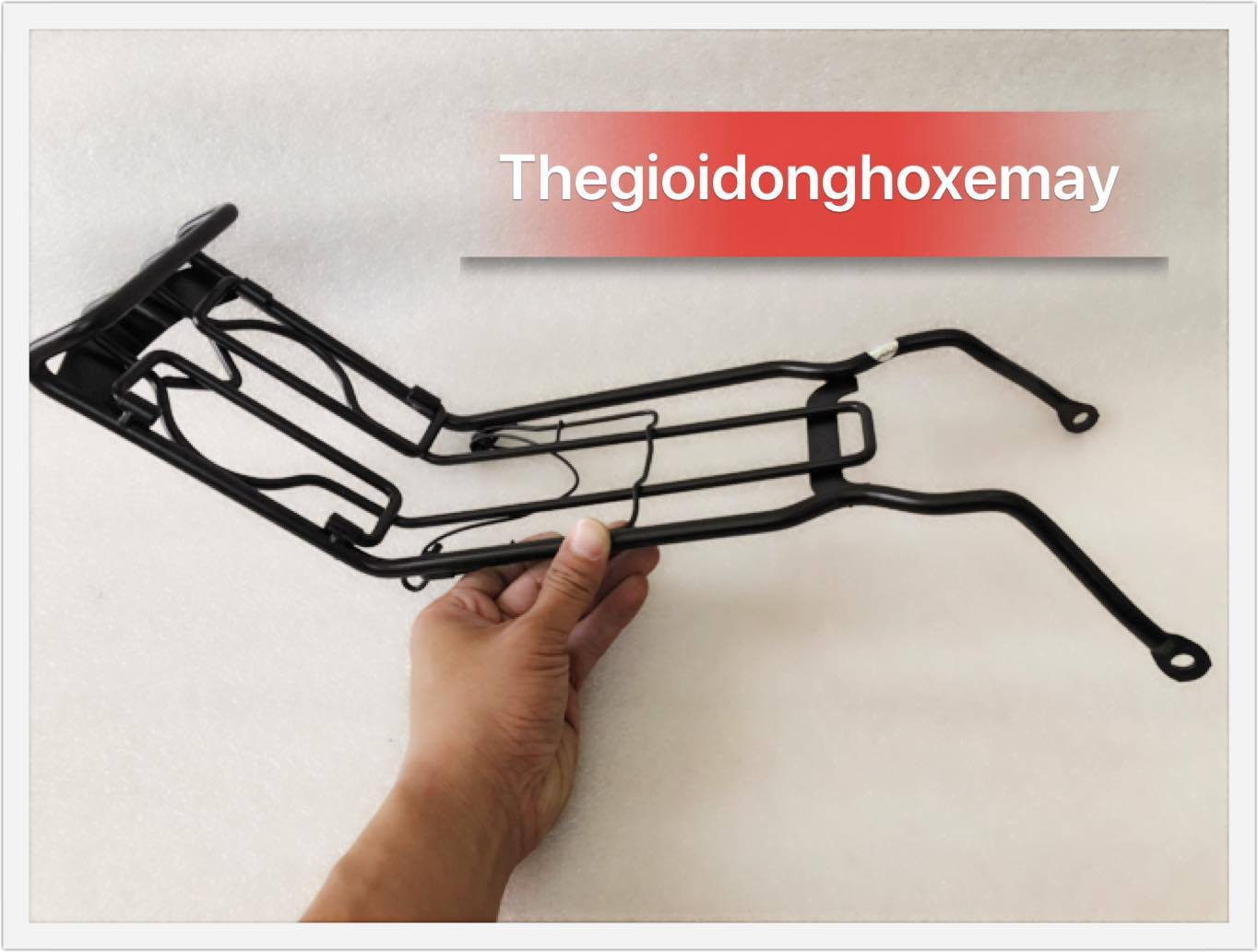 Baga giữa inox đen Honda Wave nhỏ, Wave alpha 2001-2004, Wave 110 thái