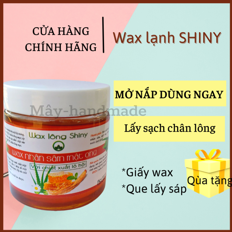 Wax lông mật ong Shiny tinh chất sâm lô hội , wax lông nách, tay , chân nhập khẩu