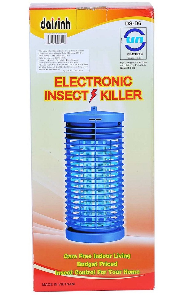 Đèn bắt muỗi Đại Sinh DS - D6 (Xanh)