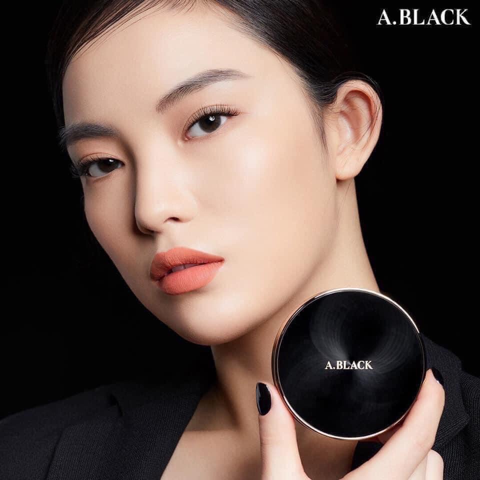 Set phấn nước A.Black All Day Perfect Cover Cushion SPF47 PA++